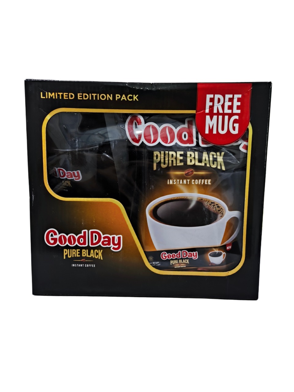 پک قهوه فوری گوددی  ( Good Day Black) | 80 ساشه + ماگ رایگان